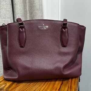 Kate Spade Deep Burgundy Shoulder Bag